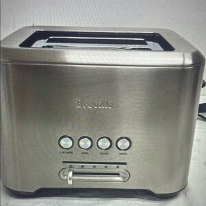 Breville Brushed Silver Toaster The Bit More 2 Slice Toaster